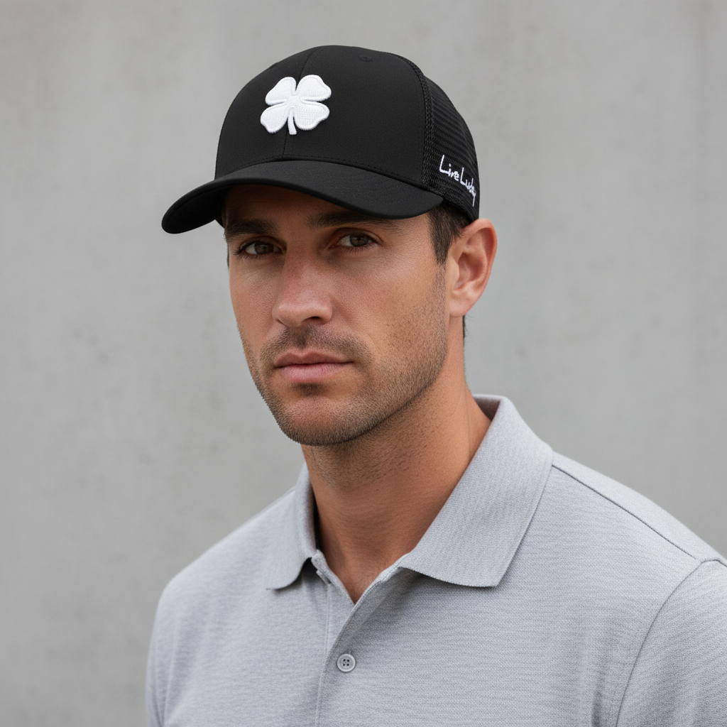 Gorra Black Clover Perfect luck 24 Negro Blanco
