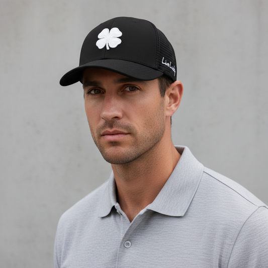 Gorra Black Clover Perfect luck 24 Negro Blanco