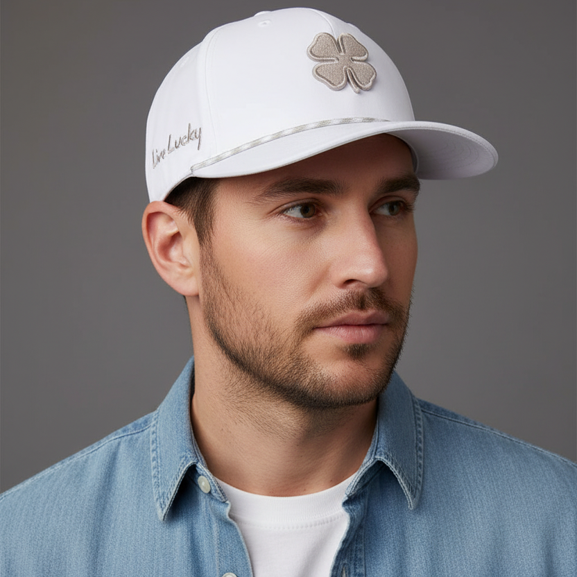 Gorra Black Clover Rope 4 Blanco Gris Ajustable
