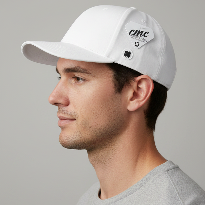 Gorra Black Clover White Label CMC Blanco Ajustable