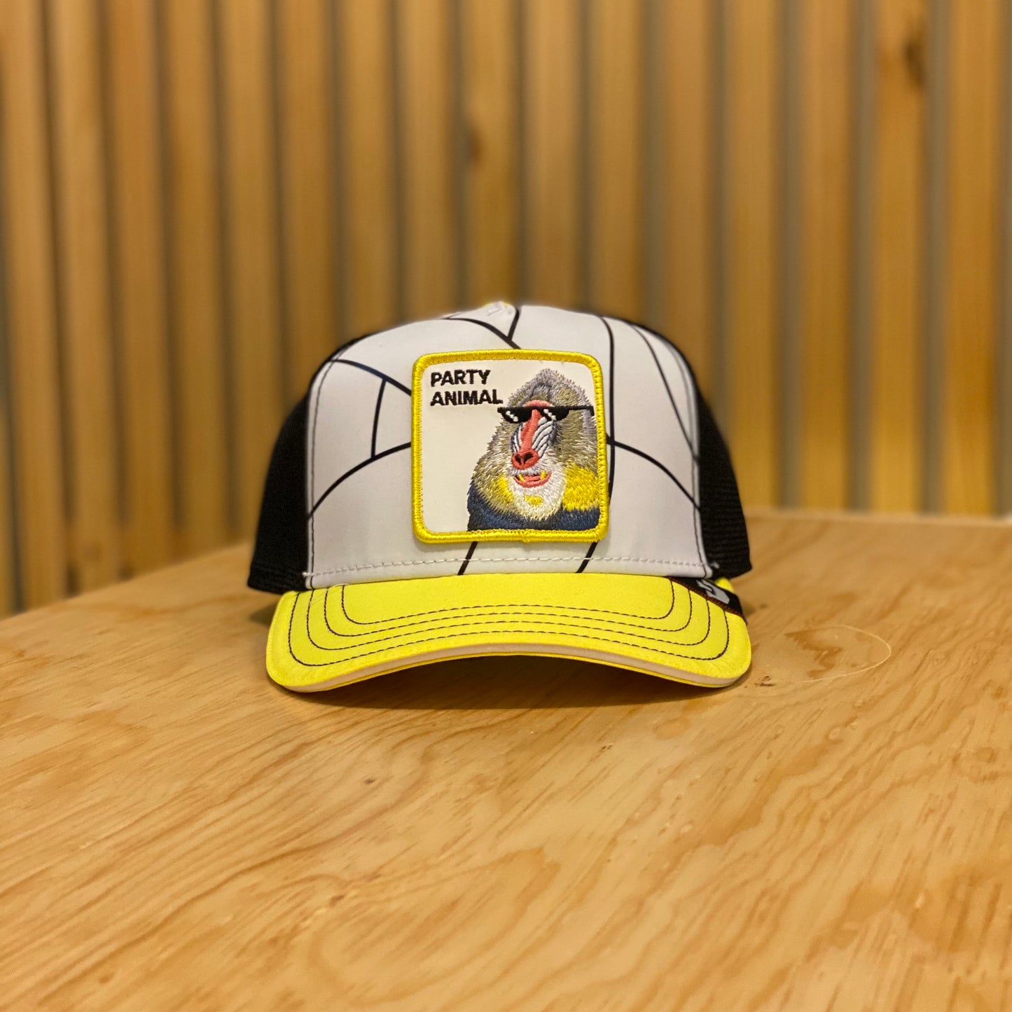 Gorra Goorin Bros Animal Party blanco Amarillo Negro