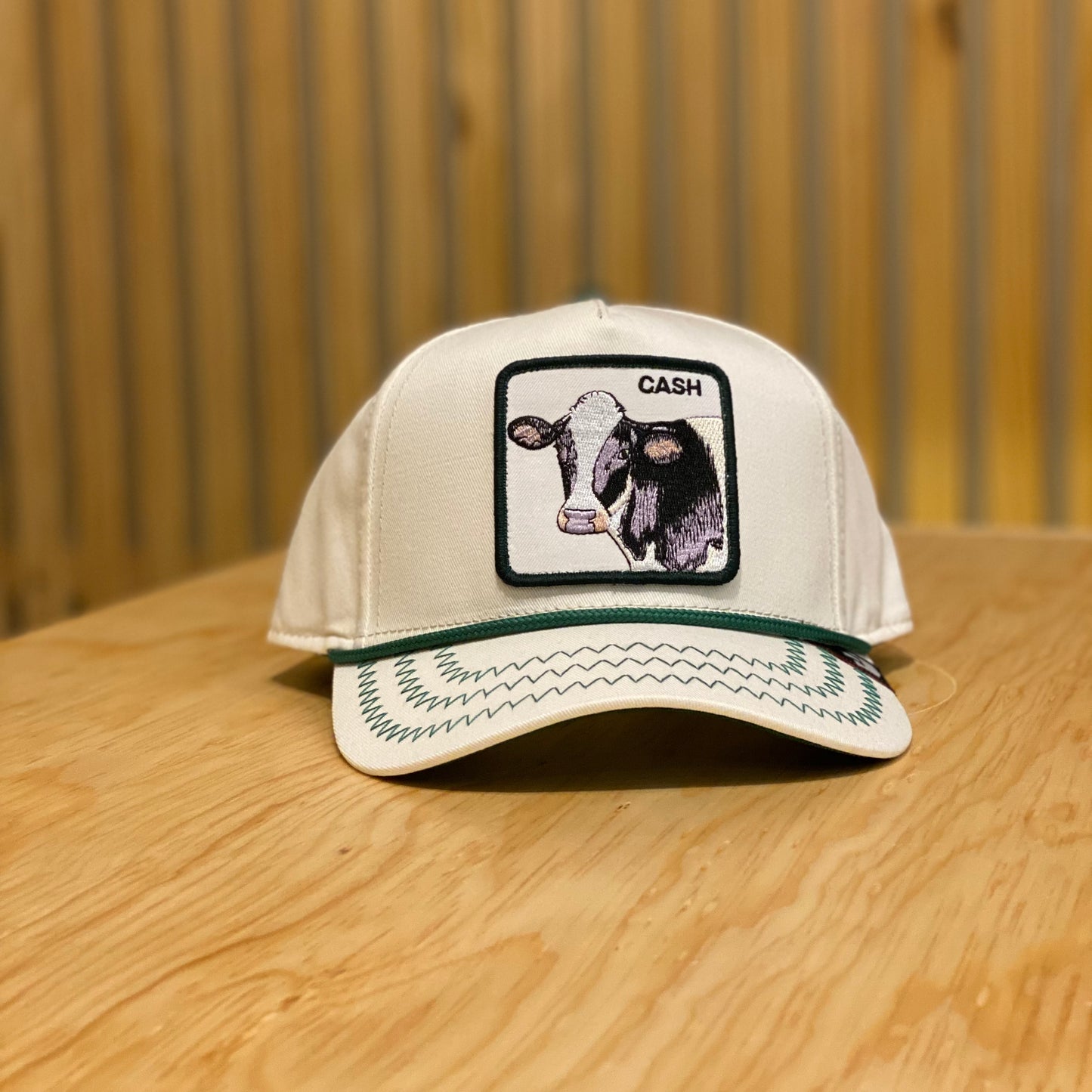 Gorra Goorin Bros Cash Blanco Verde liston