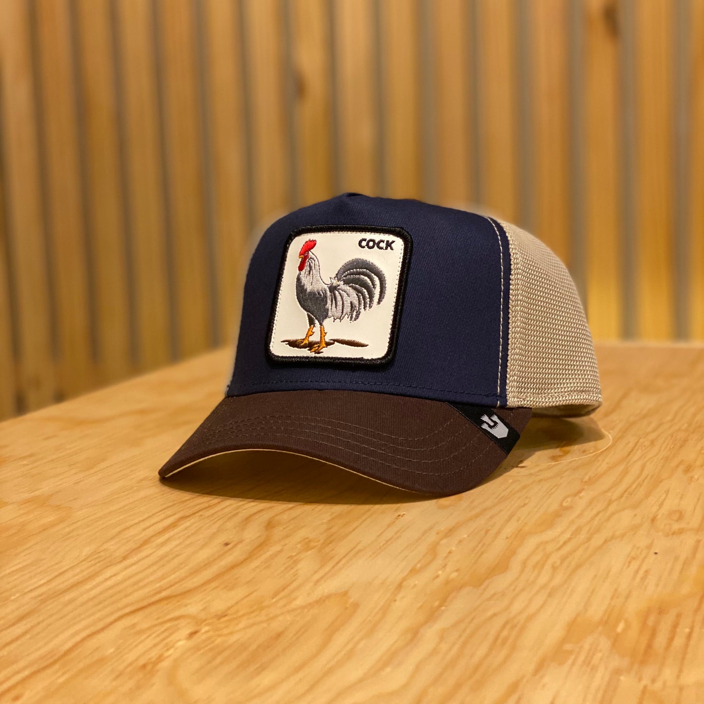 Gorra Goorin Bros Cock Azul Cafe beige