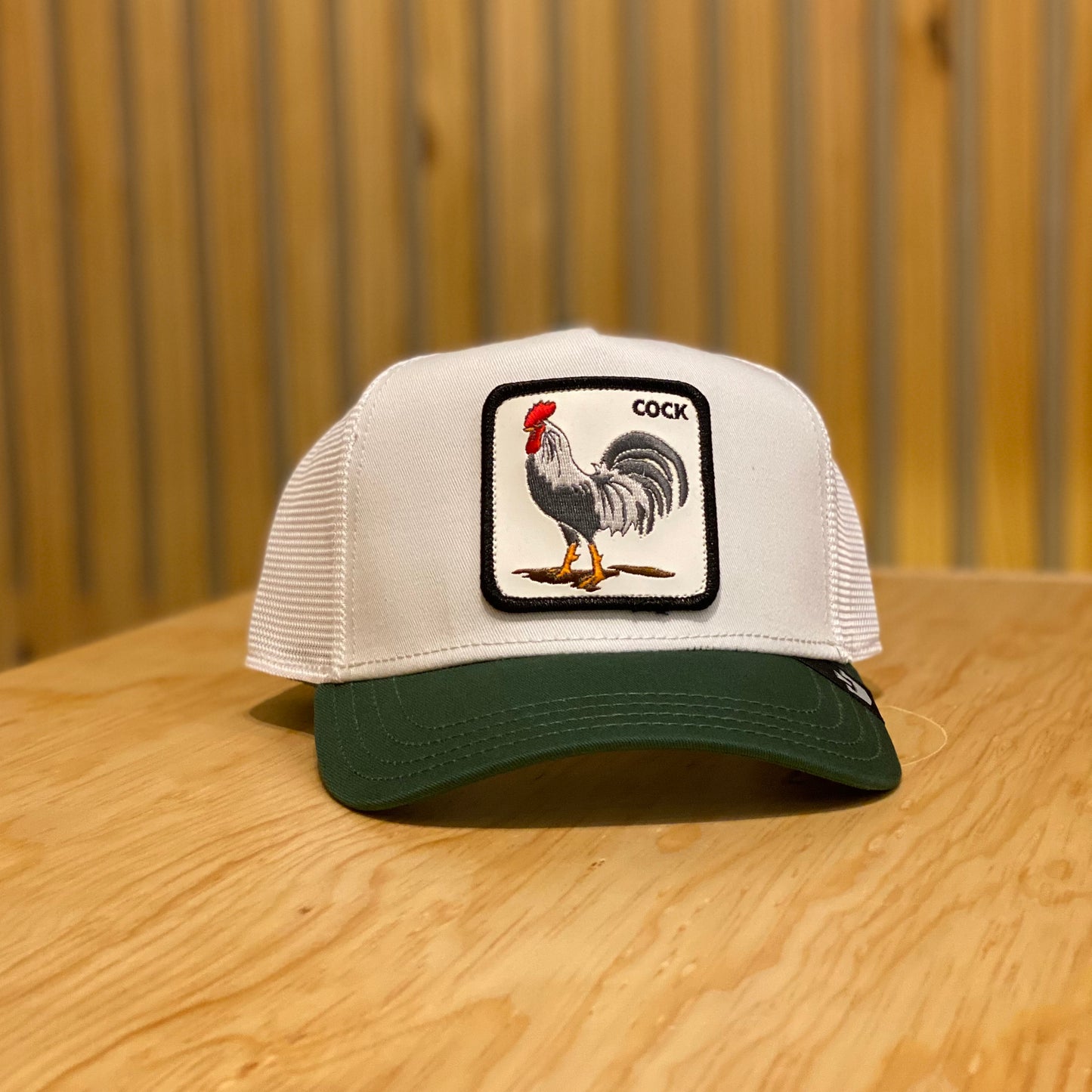 Gorra Goorin Bros Cock Blanco verde