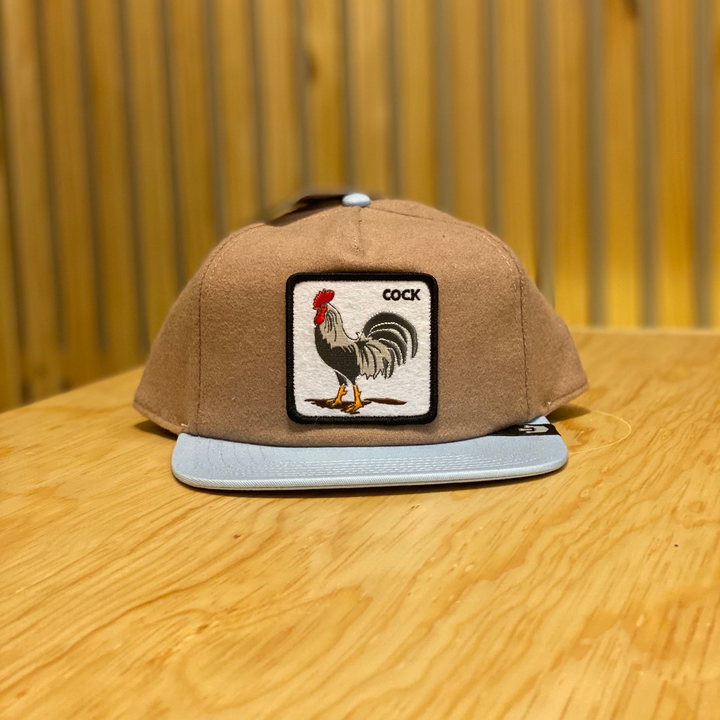 Gorra Goorin Bros Cock Plana Cafe Azul