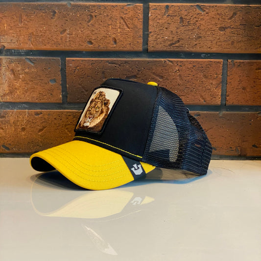 Gorra Goorin Bros Lone King Negro Amarillo