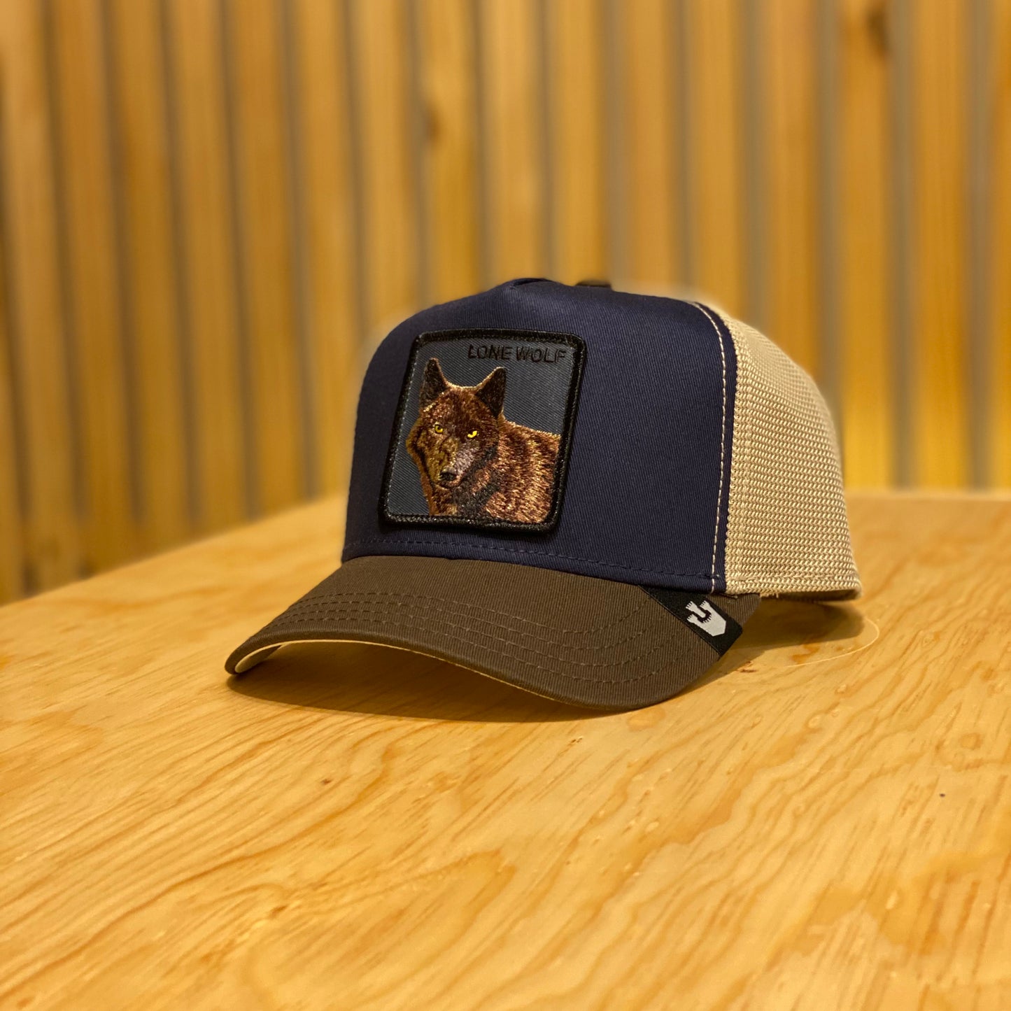 Gorra Goorin Bros Lone Wolf Azul Café Beige