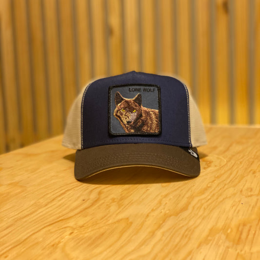 Gorra Goorin Bros Lone Wolf Azul Café Beige