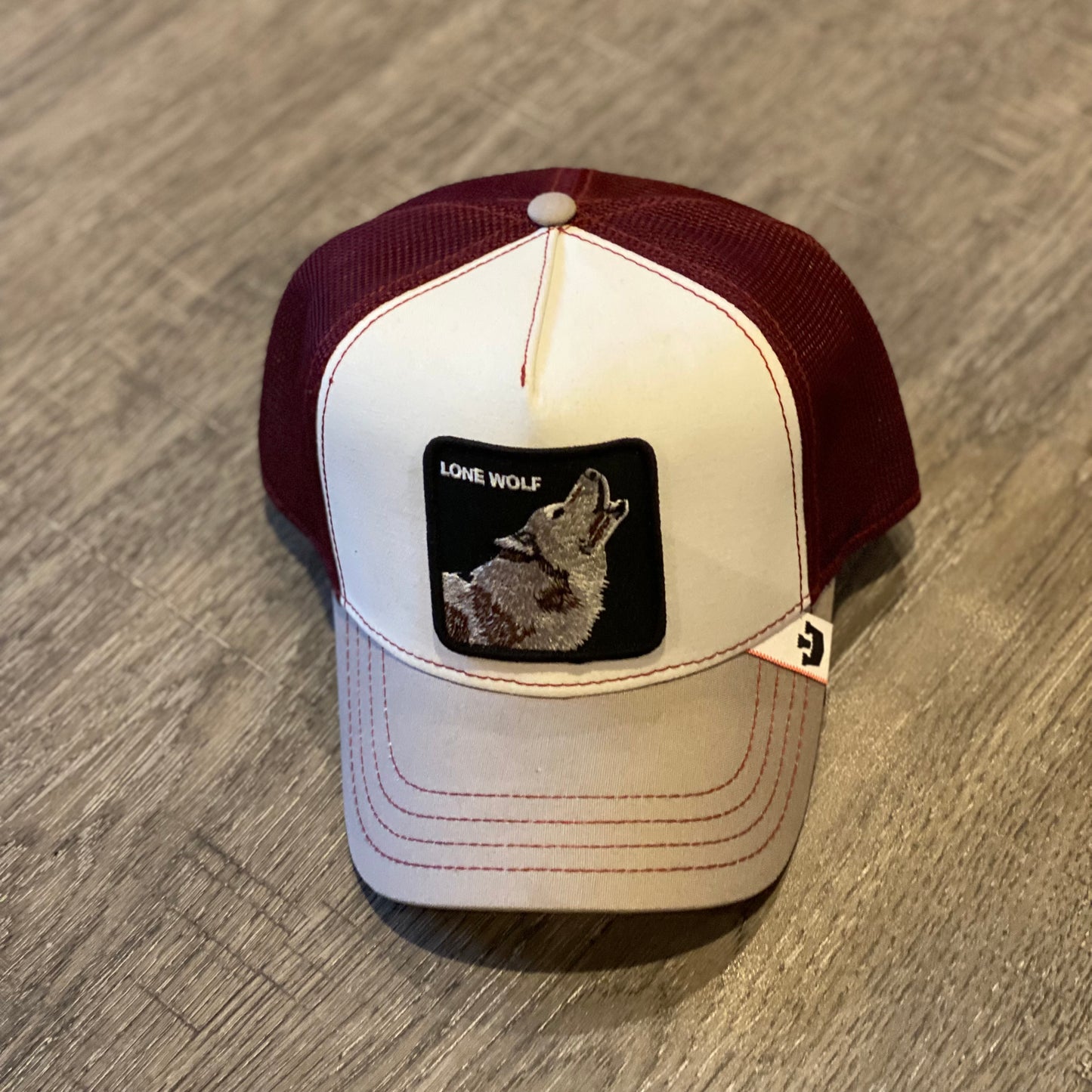 Gorra Goorin Bros Lone Wolf Blanco Vino Beige