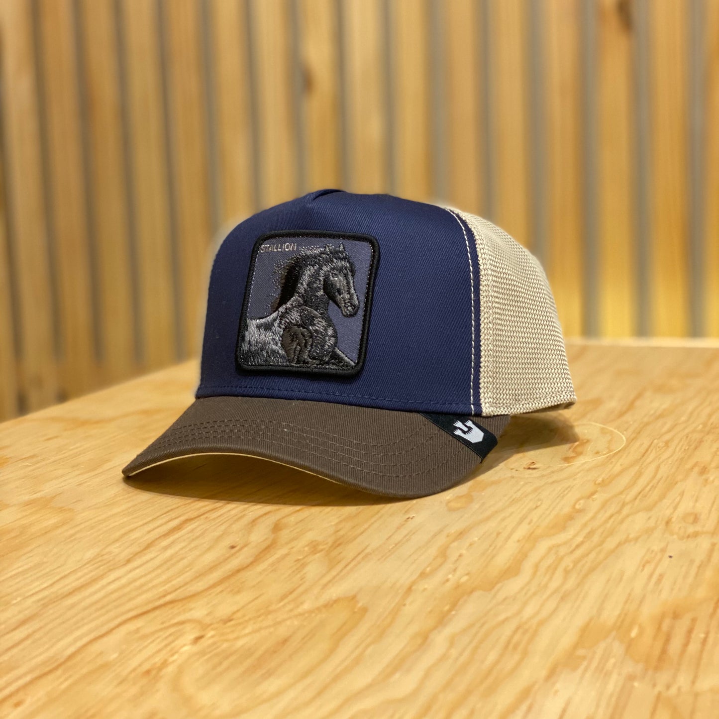 Gorra Goorin Bros Stallion Azul Cafe Beige