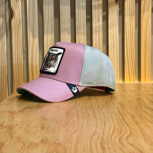 Gorra Goorin Wise Ass Rosa Gris Ajustable