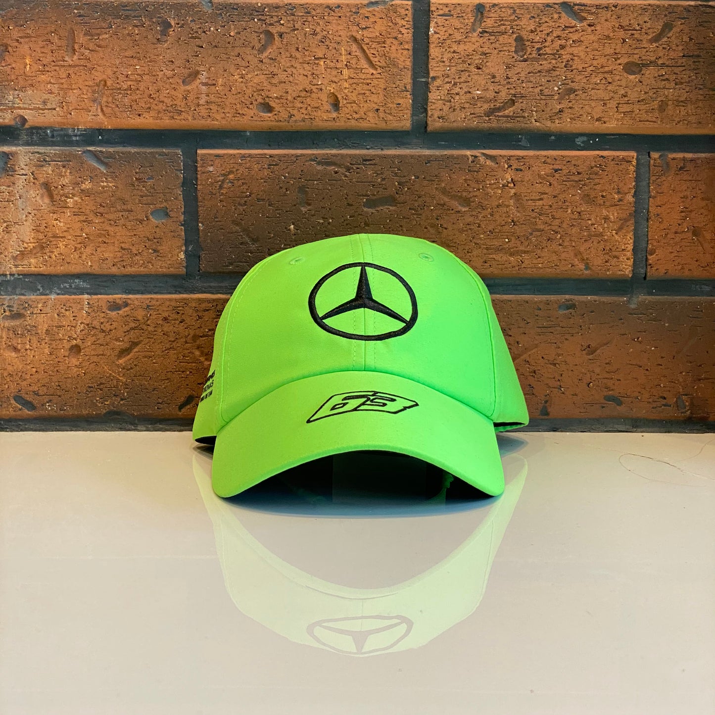 Gorra Mercedes MAPF1 RP GR Driver Dad 701224611004 Verde Neon