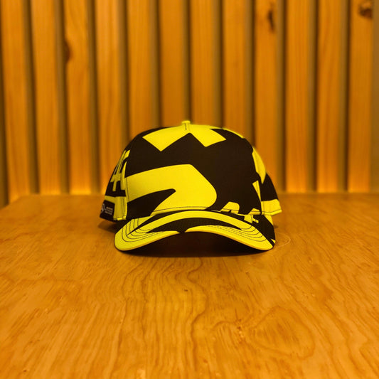 Gorra Mercedes Mapf1 fw lh aop cap 701227590 001 Negro Amarillo neon