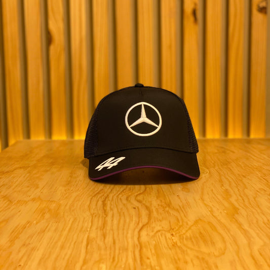 Gorra Mercedes Mapf1 rp lh trucker Negro Blanco 701227945 002