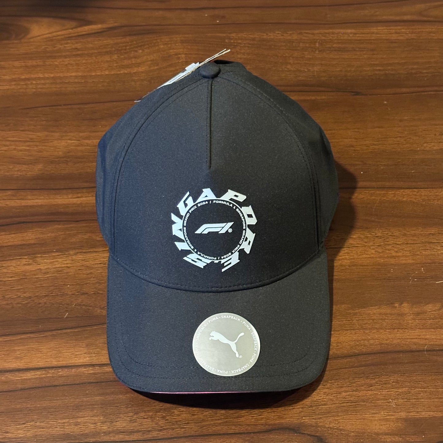 Gorra Puma F1 Singapure BB Cap 02754 01 Negro Neon Unitalla Ajustable