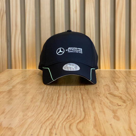 Gorra Puma Mapf1 BB Cap 025693 01 Negro Verde Ajustable