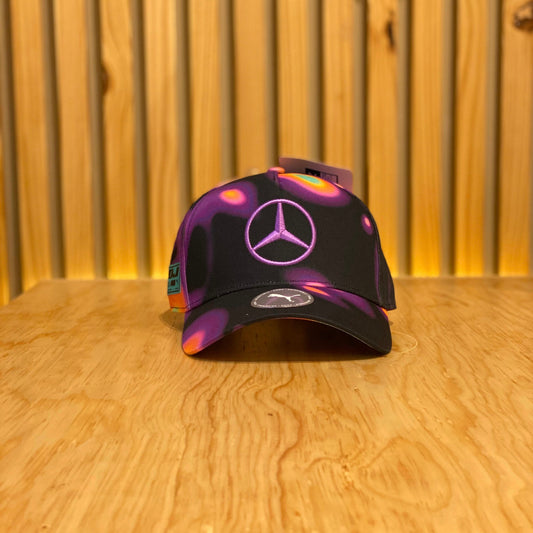 Gorra Puma Mercedes Mapf1 rp lh mdj 701230861 001 Negro morado naranja