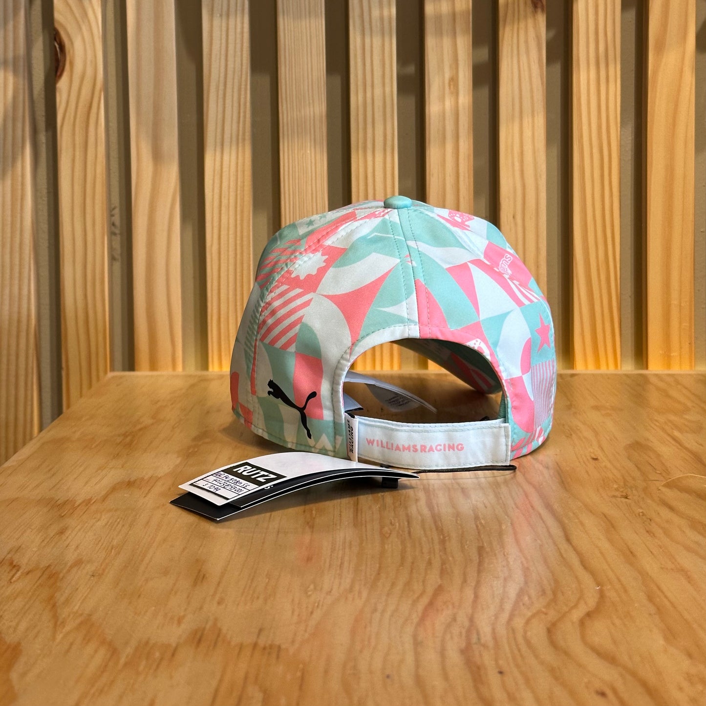 Gorra Puma Wr fw beach se cap Williams Racing 701231853 001 Verde Salmon Ajustable