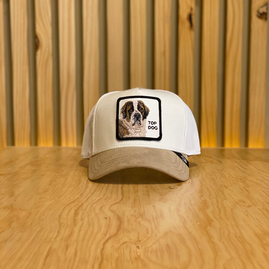 Gorra goorin Bros Top Dog Blanco Cafe