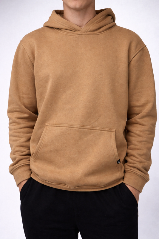 Sudadera Hoodie Rutz con Gorro Café Unisex