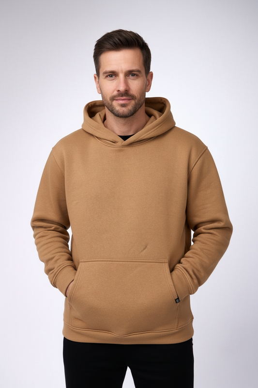 Sudadera Hoodie Rutz con Gorro Café Unisex