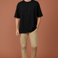 Playera Rutz Oversize Negro
