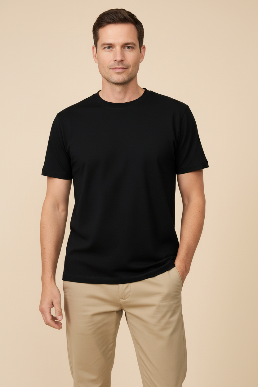 Playera Rutz Waffle Negro