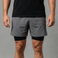 Short Rutz Deportivo X Licra Gris