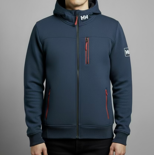 Chamarra Helly Hansen Crew FZ Hoddie Marino