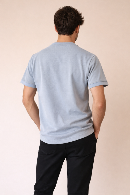 Playera Rutz Waffle Acero