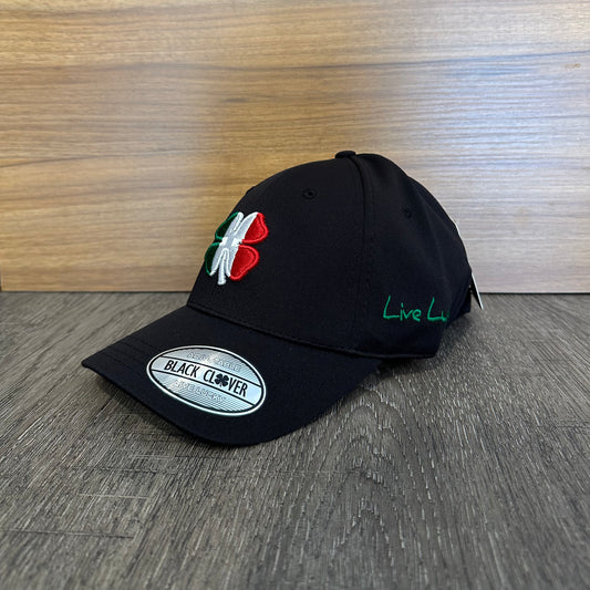 Gorra Black Clover Mexico Nation 3 Negro Bandera Unitalla Ajustable