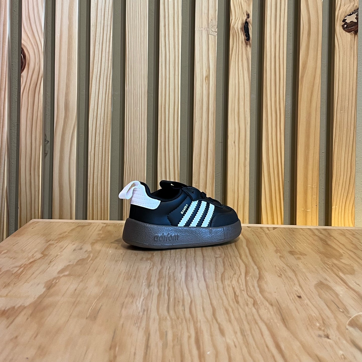 Tenis Adidas Adifoam Samba 360 I Negro Blanco Jh5201 Bebe KIDS