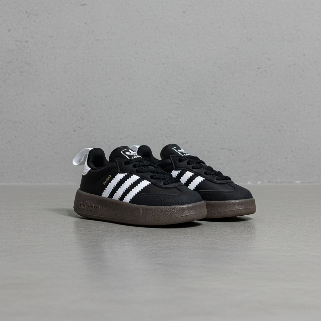 Tenis Adidas Adifoam Samba 360 I Negro Blanco Jh5201 Bebe KIDS