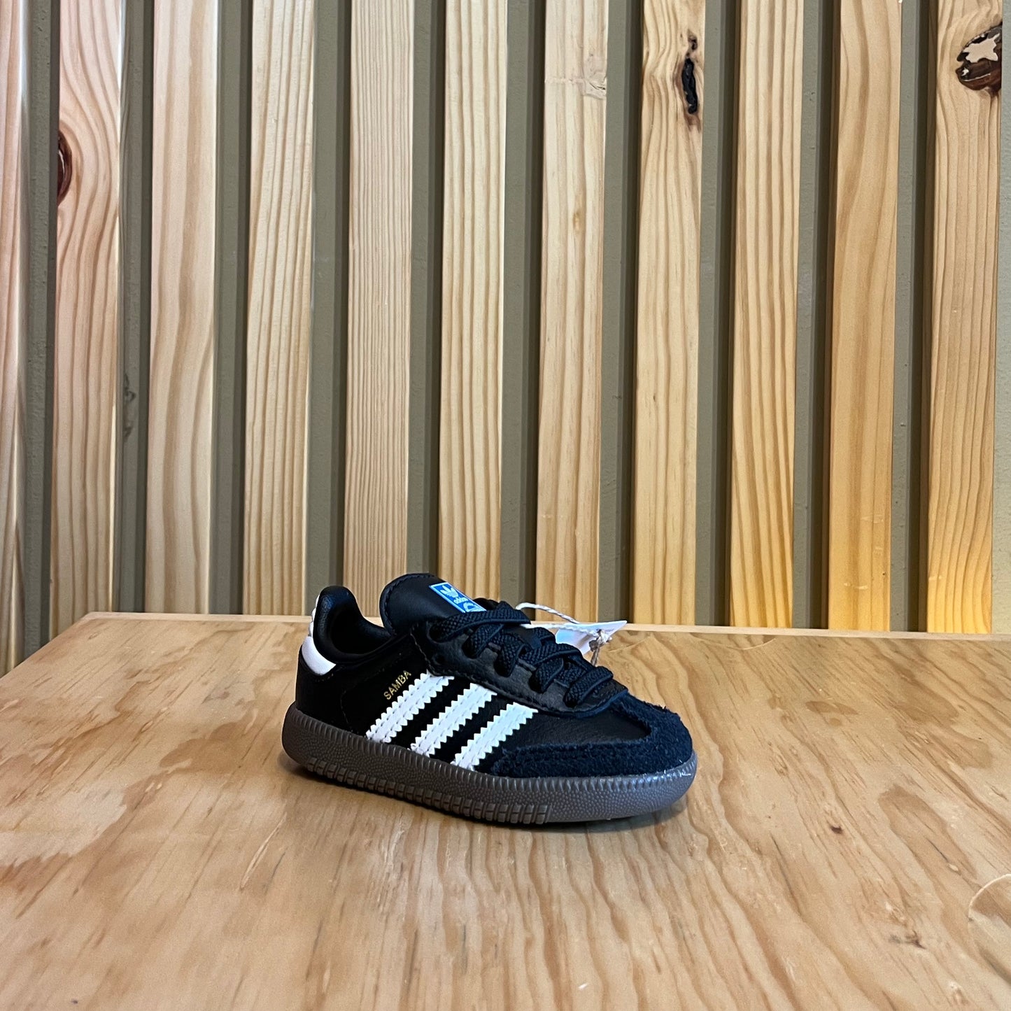 Tenis Adidas Samba Samba OG el i Negro Blanco IE3680 Bebe KIDS