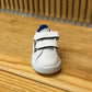Tenis Adidas Grand Court Spider Man CF ID8017 Blanco Negro Azul Bebe