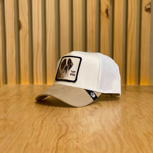 Gorra goorin Bros Top Dog Blanco Cafe