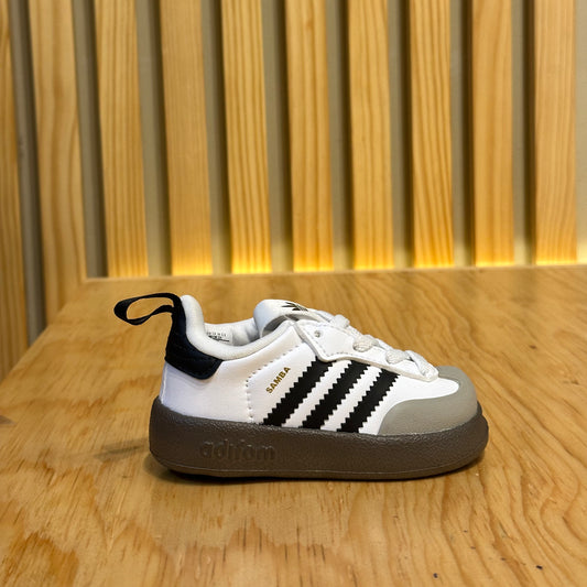 Tenis Adidas Adifoam Samba 360 I Blanco Negro IH3506 Bebe KIDS