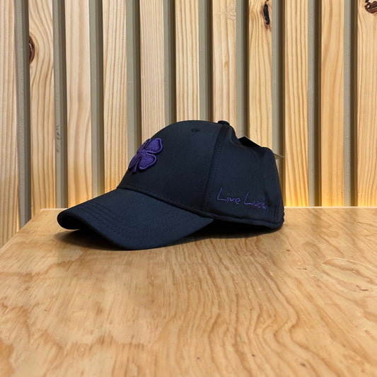 Gorra Black Clover Premium Clover 104 Negro Morado