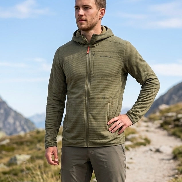 Chamarra Merrel Micro fleece 1912395 Verde