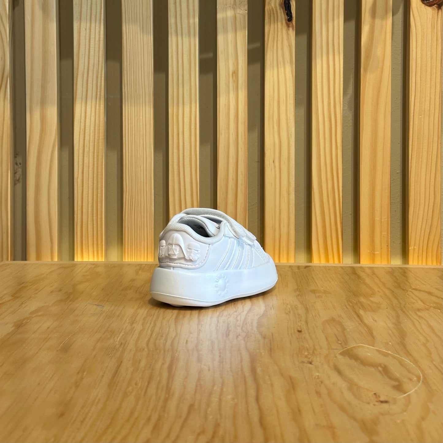 Tenis Adidas Grand Court Star Wars 2.0 IH7578 Blanco Bebe
