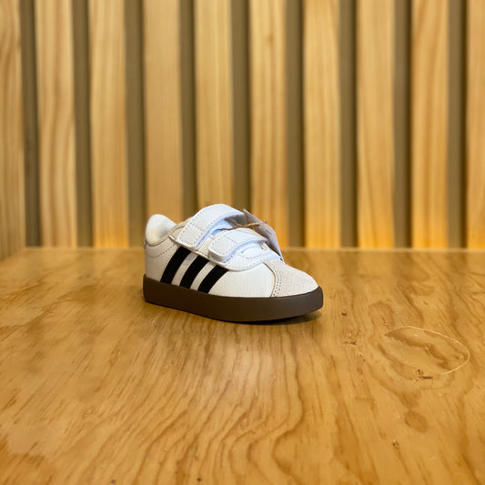 Tenis Adidas VL Court 3.0 CF I ID9157 Blanco Cafe Negro
