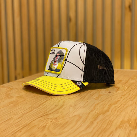 Gorra Goorin Bros Animal Party blanco Amarillo Negro