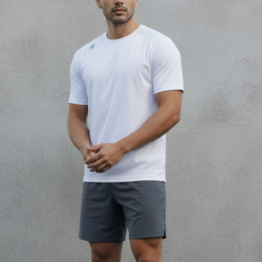 Playera NØR Perf Deportiva Blanco