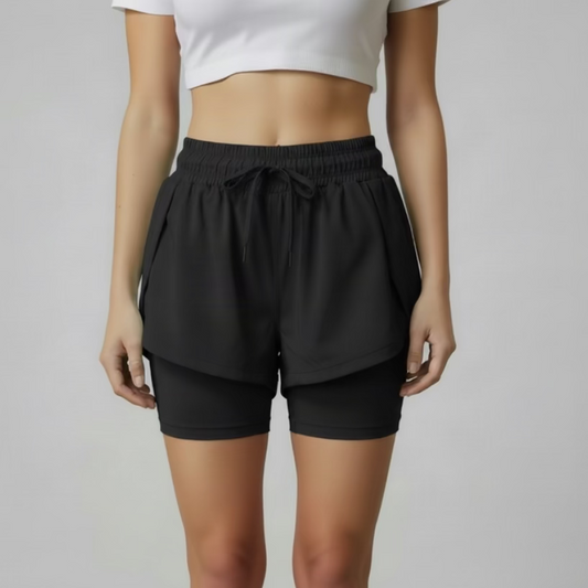 Short NØR Runner Mujer Unitalla Negro