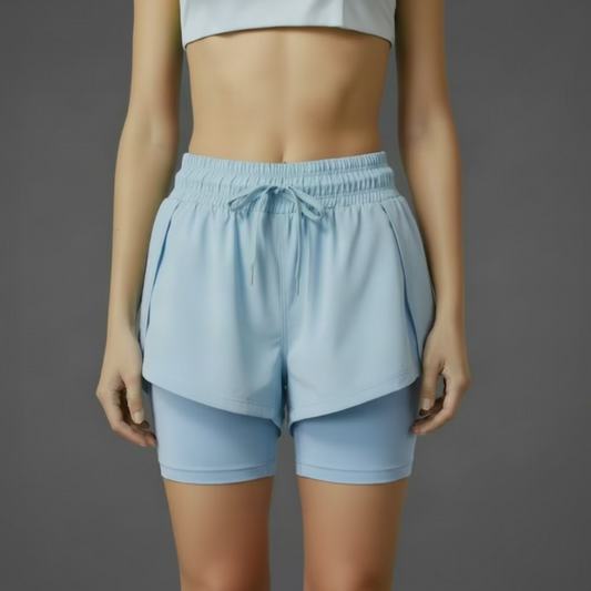 Short NØR Runner Mujer Unitalla Cielo