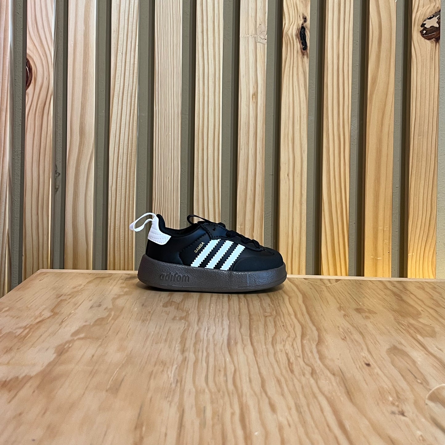 Tenis Adidas Adifoam Samba 360 I Negro Blanco Jh5201 Bebe KIDS
