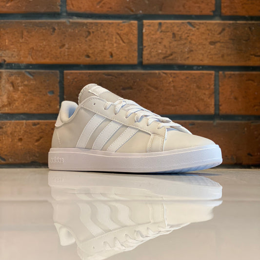 Tenis Adidas Grand Court Base 2.0 ID3024 Gris Blanco