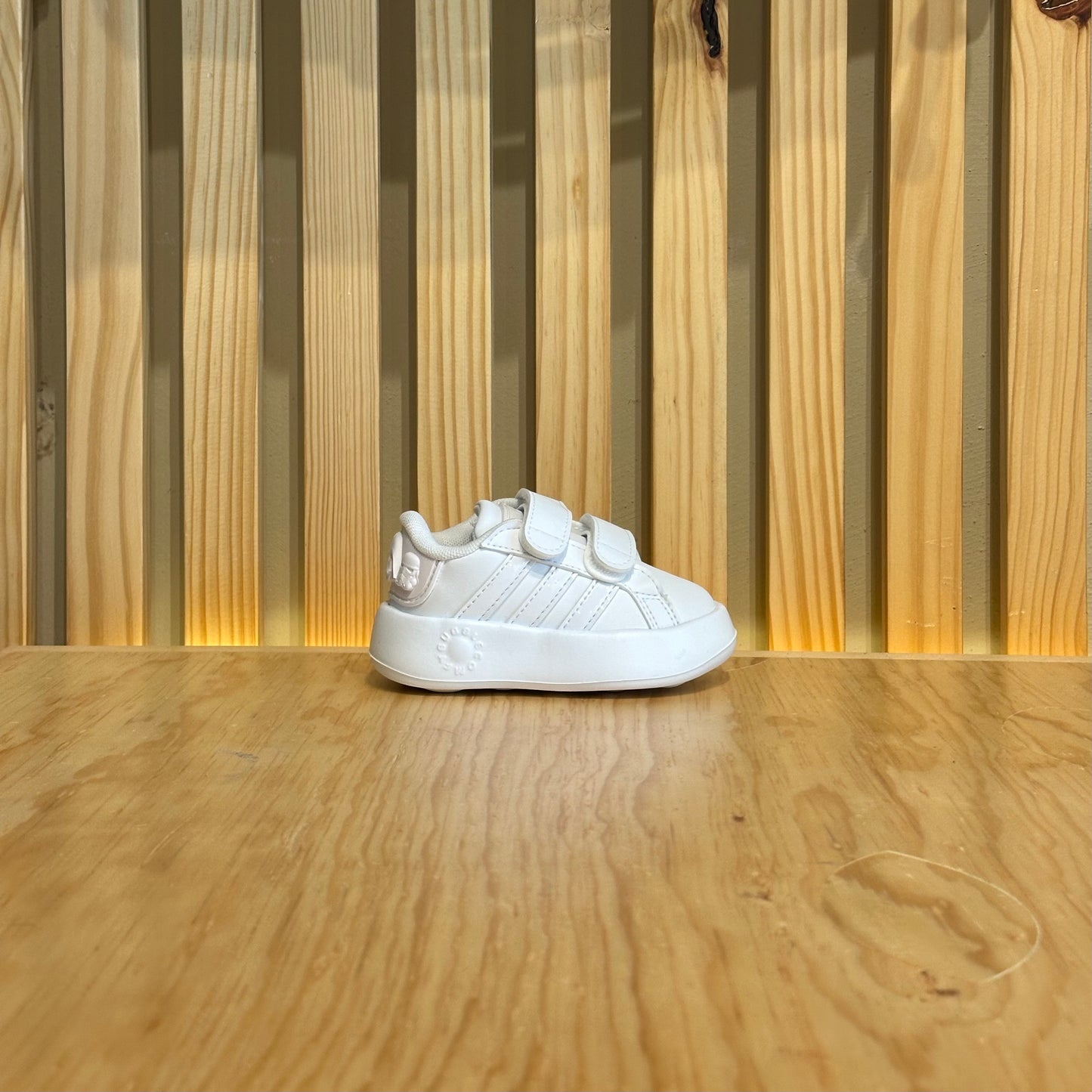 Tenis Adidas Grand Court Star Wars 2.0 IH7578 Blanco Bebe