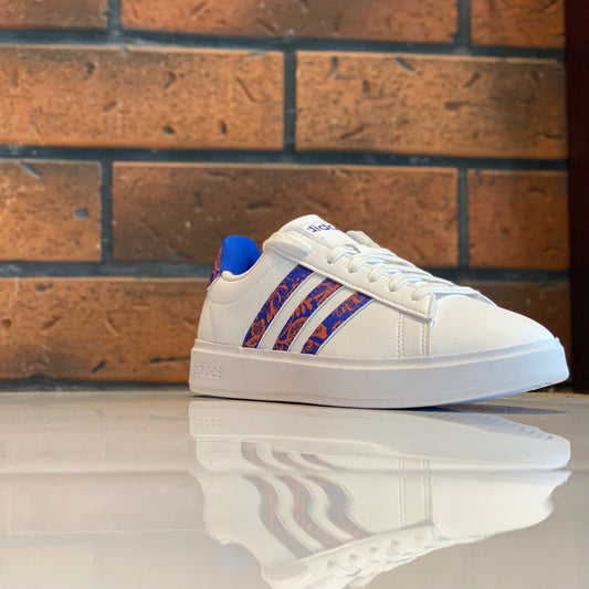 Tenis Adidas Grand court 2.0 ID4513 Blanco azul