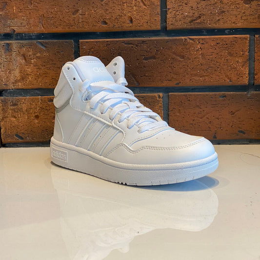 Tenis Adidas Hoops mid 3.0 K Gw0401 Blanco